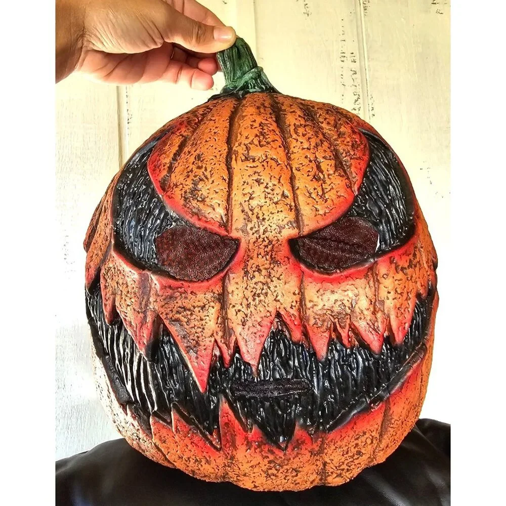 Scary Pumpkin Head Halloween Mask